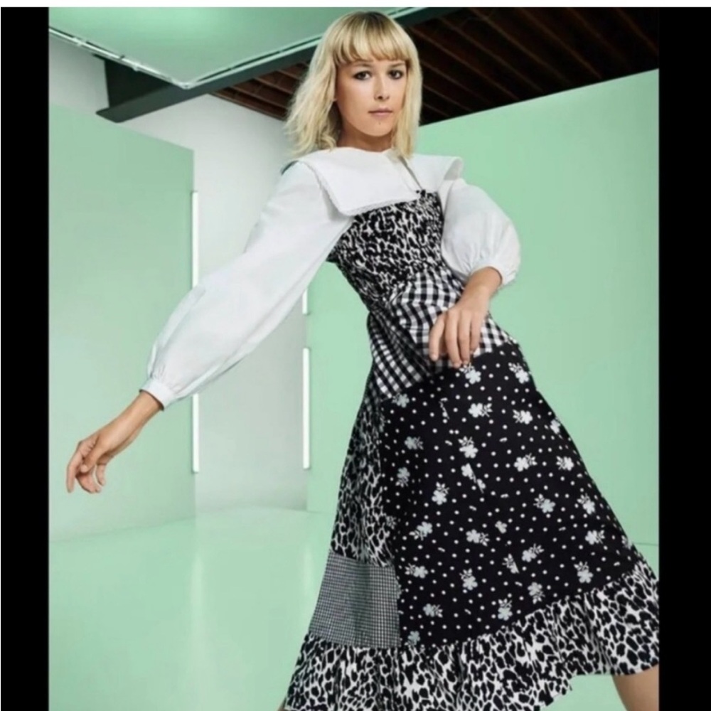 Sandy Liang x Target Patchwork Midi Dress 🌸✨